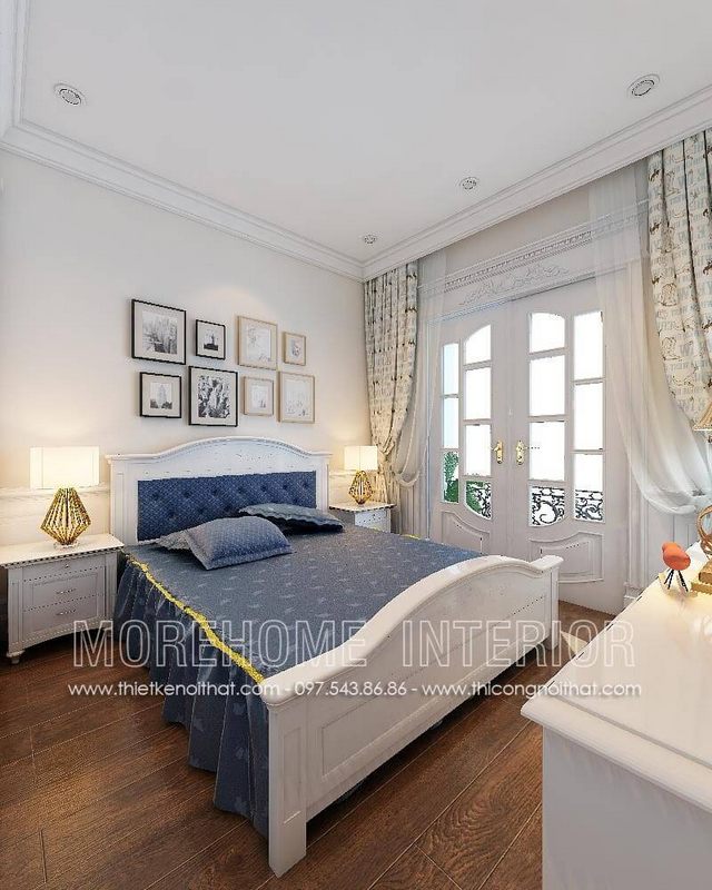 Tạo ra một giường ngủ 1 người có phong cách tân cổ điển mang lại sự ấn tượng.